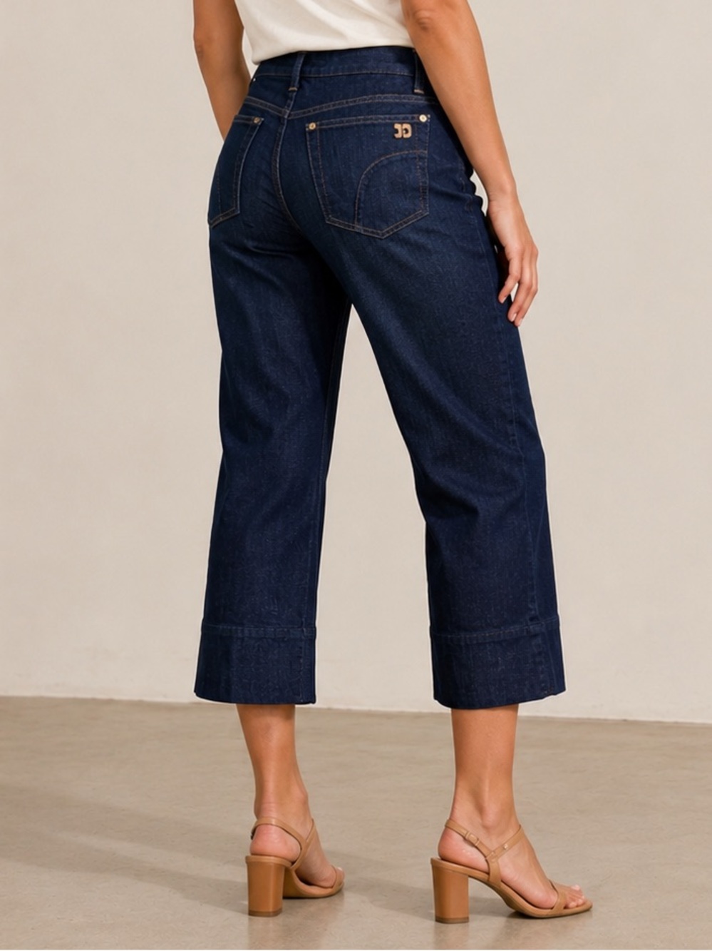 Joe's Jeans Socialite Kicker Cropped Denim Dark Wash Jeans 28